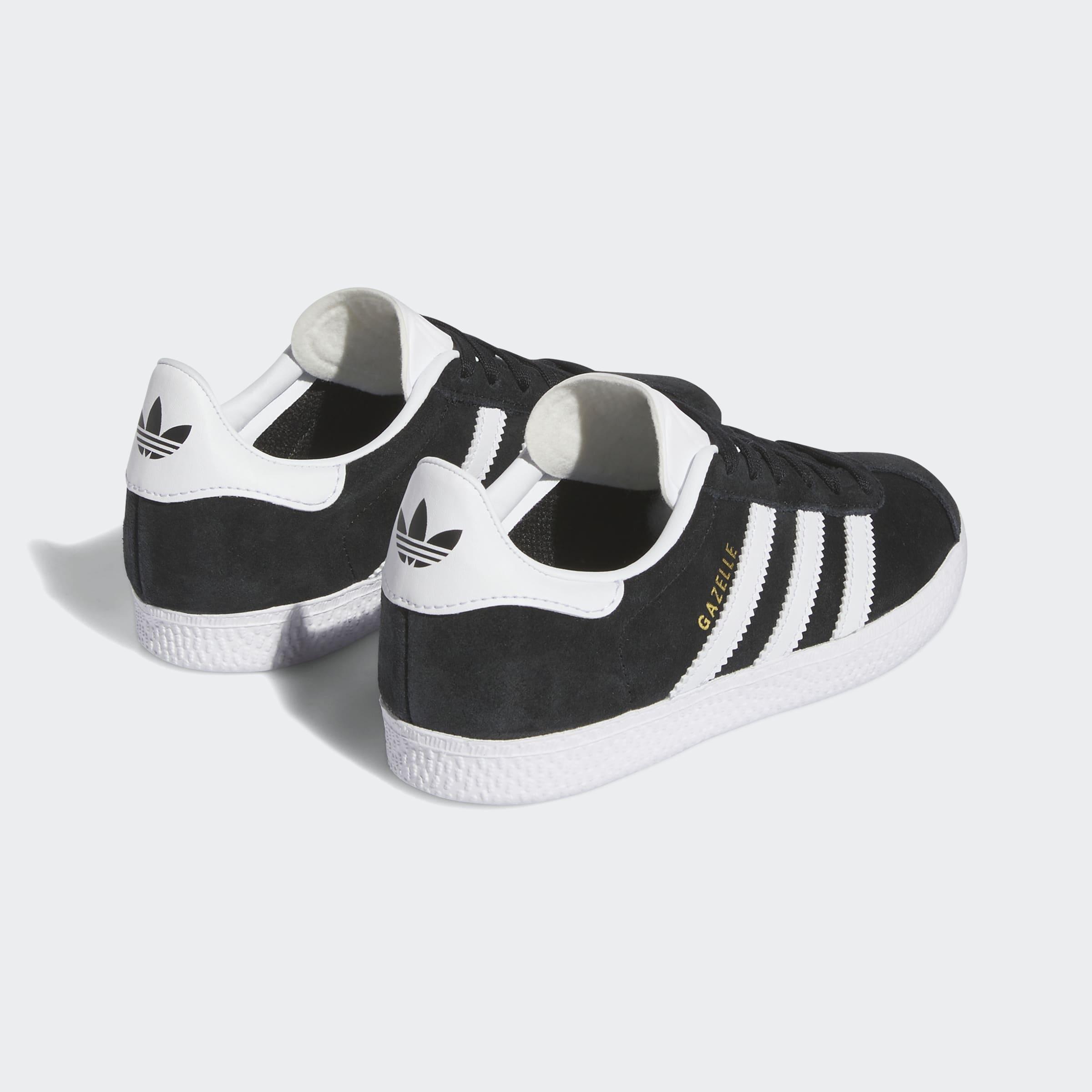 Kids Unisex Gazelle Shoes, Black, A701_ONE, large image number 4