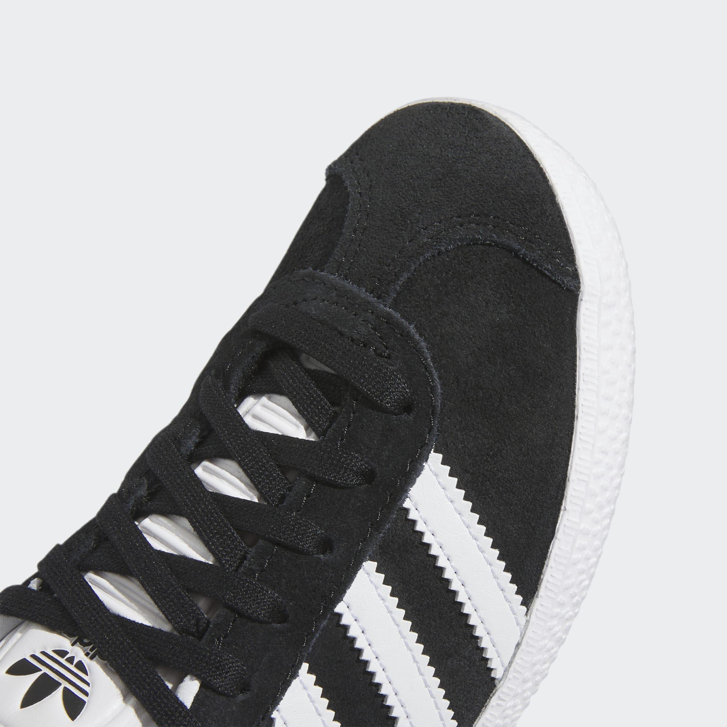 Kids Unisex Gazelle Shoes, Black, A701_ONE, large image number 8