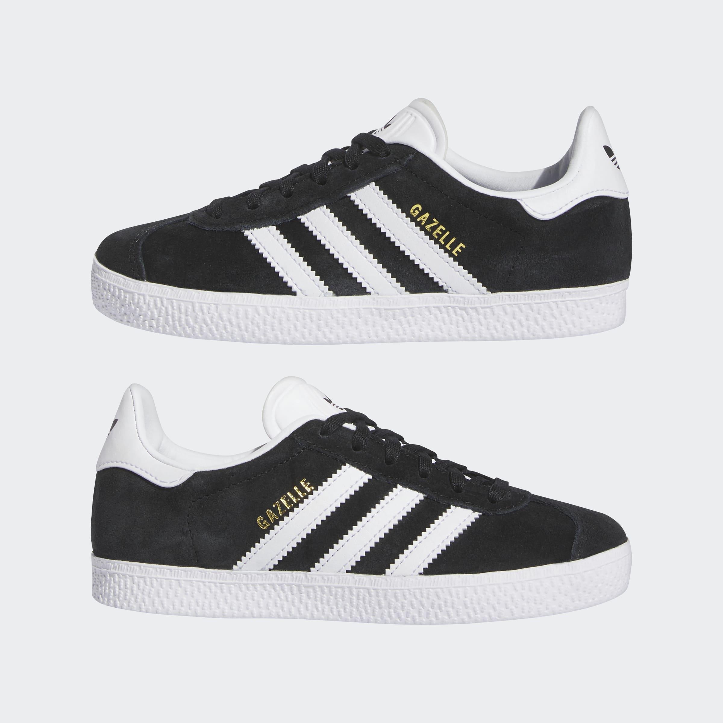 Kids Unisex Gazelle Shoes, Black, A701_ONE, large image number 11