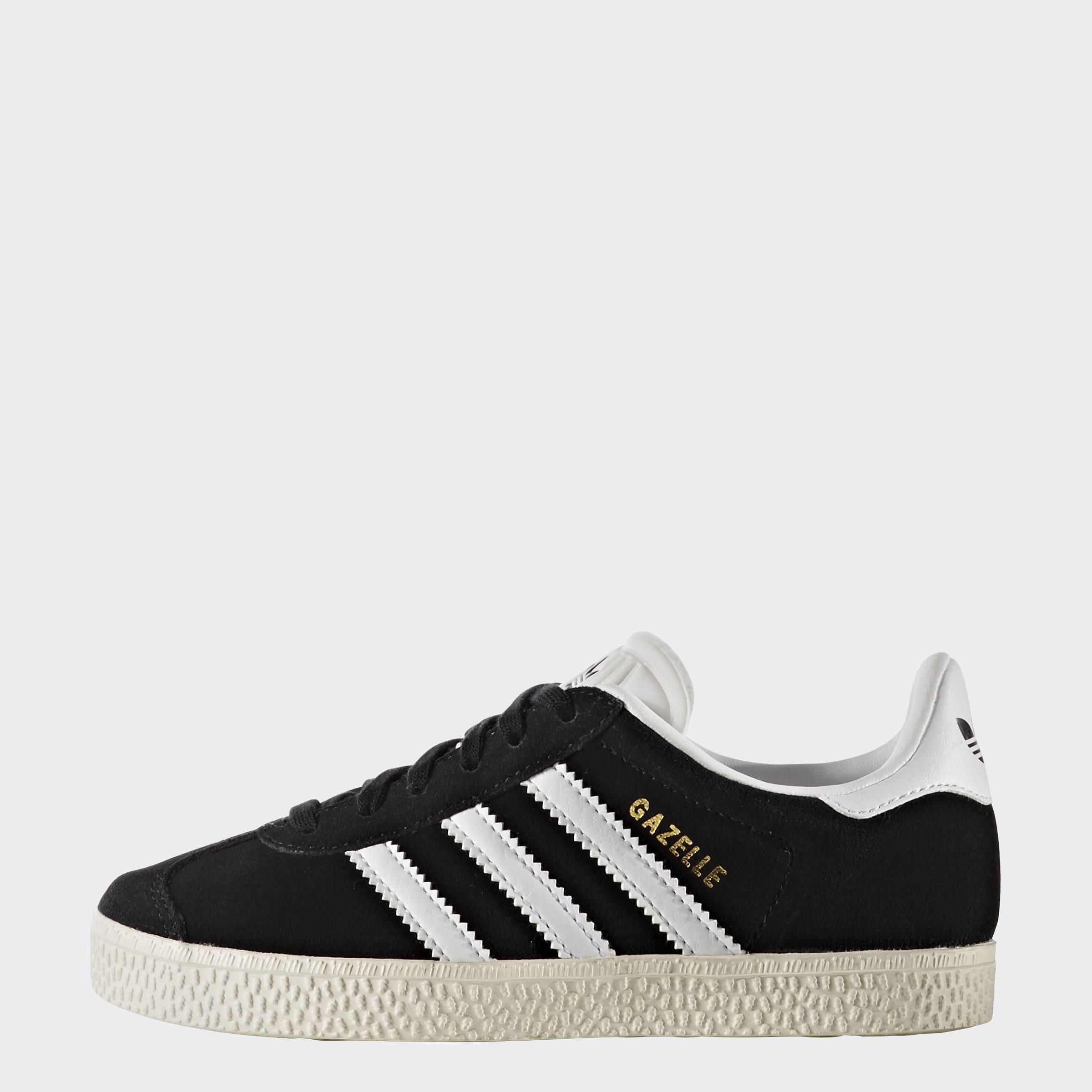 Kids Unisex Gazelle Shoes, Black, A701_ONE, large image number 12