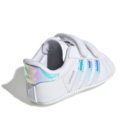 Unisex Kids Superstar Shoes, white, A701_ONE, large image number 3