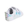 Unisex Babies Superstar Silver Metallic Stripes Shoes, White, A701_ONE, thumbnail image number 4