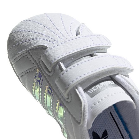 Unisex Kids Superstar Shoes, white, A701_ONE, large image number 6