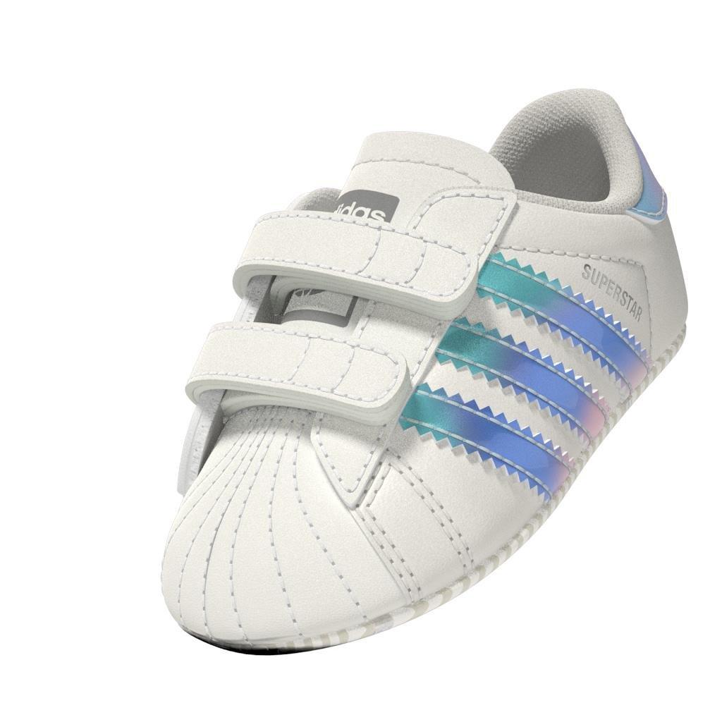Unisex Kids Superstar Shoes, White, A701_ONE, large image number 9