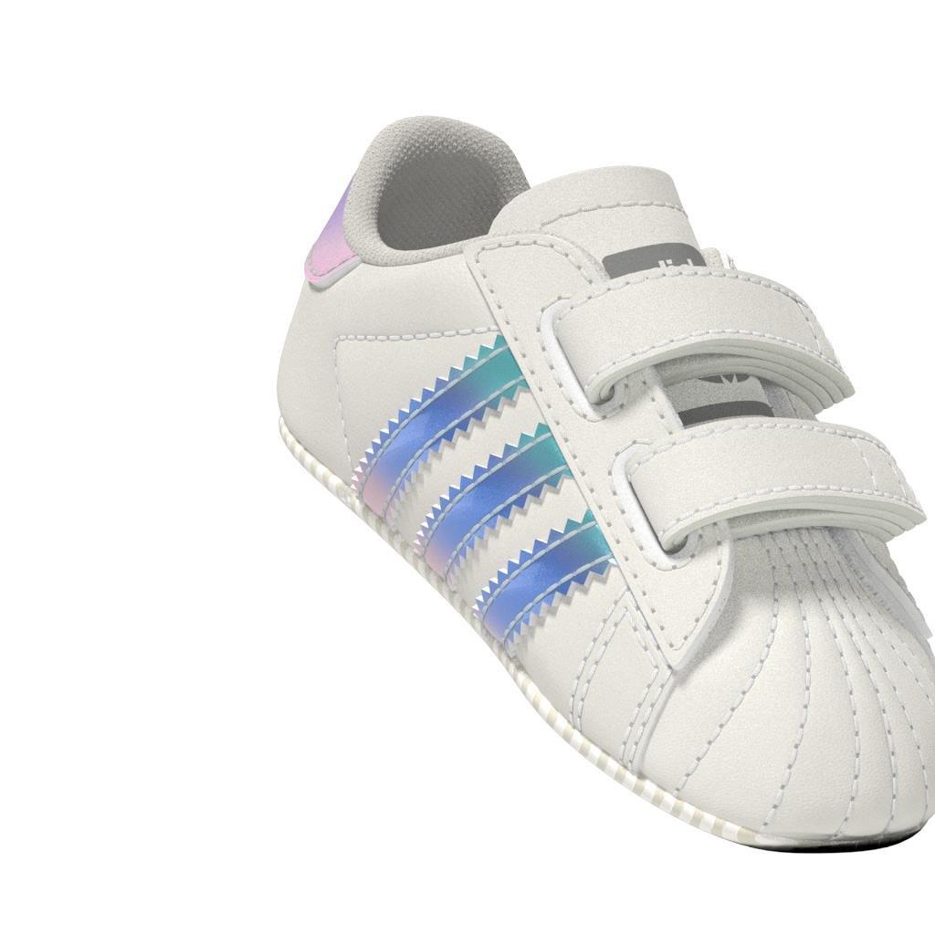 Unisex Kids Superstar Shoes, White, A701_ONE, large image number 12