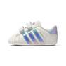 Unisex Babies Superstar Silver Metallic Stripes Shoes, White, A701_ONE, thumbnail image number 19