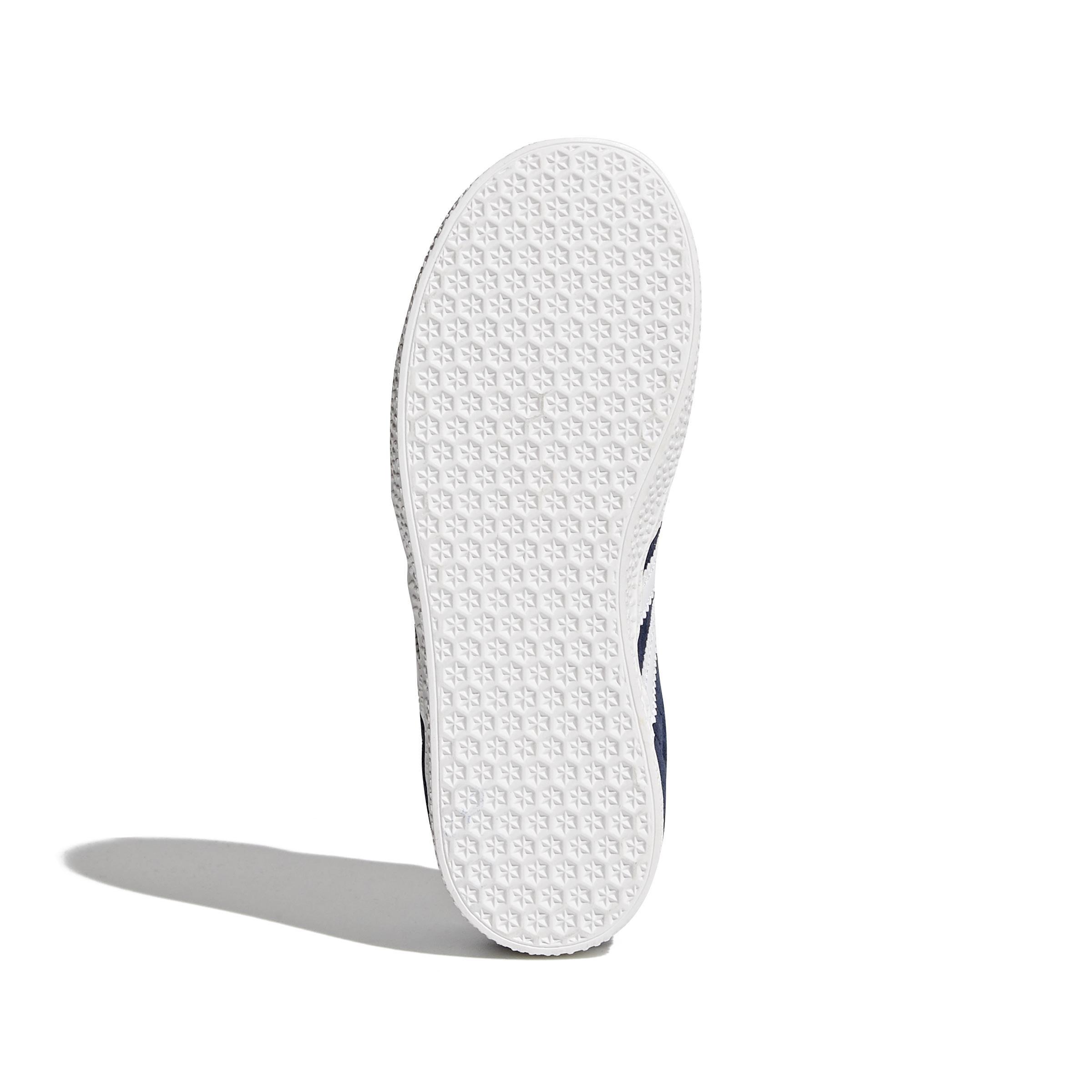 Unisex Kids Gazelle Shoes, Blue, A701_ONE, large image number 9