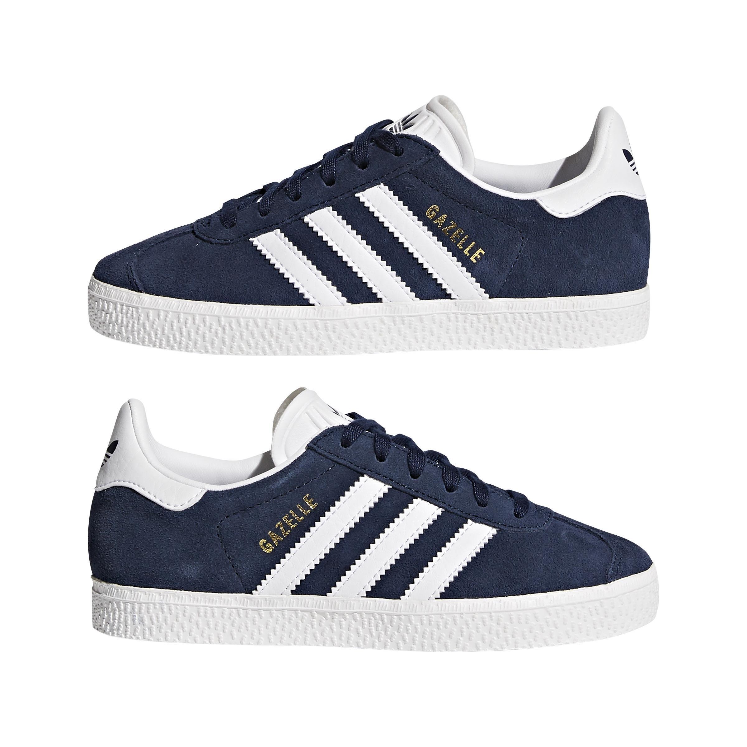 Unisex Gazelle Shoes, Blue, A701_ONE, large image number 13