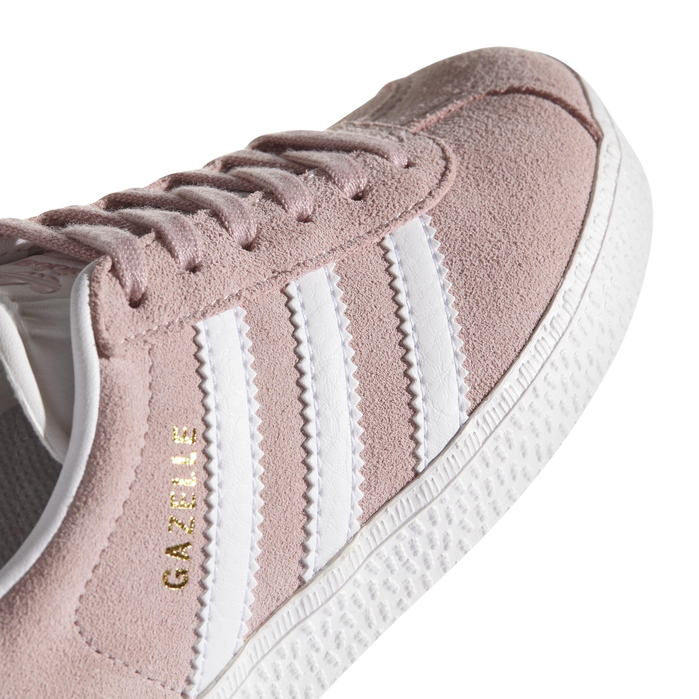Unisex Kids Gazelle Shoes, Pink, A701_ONE, large image number 7