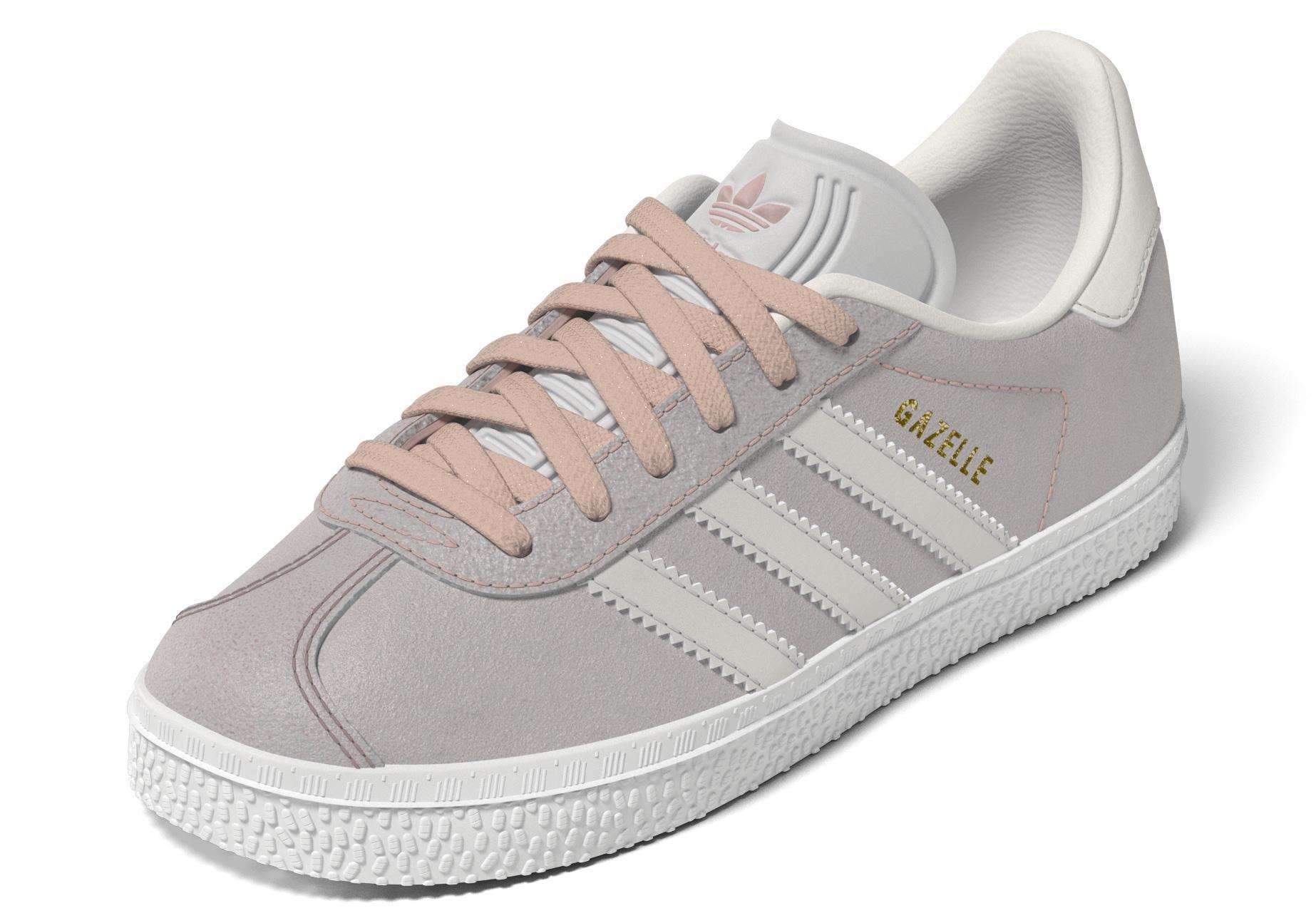 Unisex Kids Gazelle Shoes, Pink, A701_ONE, large image number 10