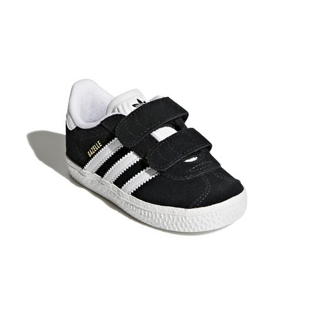 Kids Unisex Gazelle Shoes, Black, A701_ONE, large image number 1