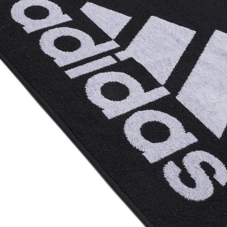 Unisex Adidas Towel Small, Black, A701_ONE, large image number 2