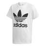 Kids Unisex Trefoil T-Shirt, White, A701_ONE, thumbnail image number 0