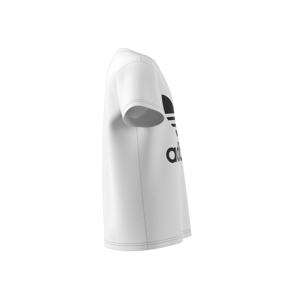 Unisex Kids Trefoil T-Shirt, White, A701_ONE, large image number 8