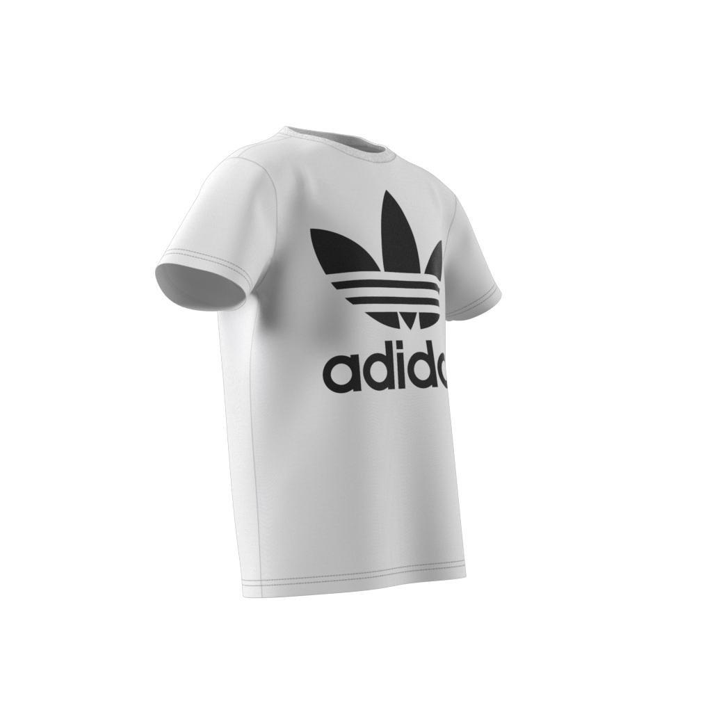 Unisex Kids Trefoil T-Shirt, White, A701_ONE, large image number 11