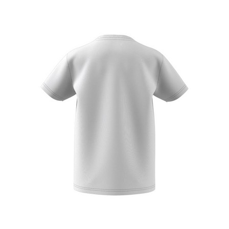 Kids Unisex Trefoil T-Shirt, White, A701_ONE, large image number 12