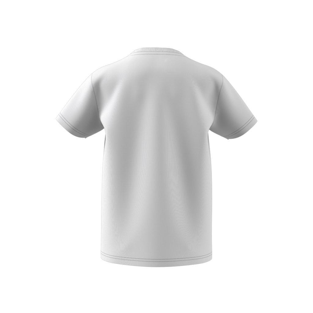 Unisex Kids Trefoil T-Shirt, White, A701_ONE, large image number 12