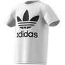 Kids Unisex Trefoil T-Shirt, White, A701_ONE, thumbnail image number 14