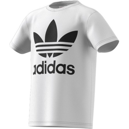 Unisex Kids Trefoil T-Shirt, white, A701_ONE, large image number 15