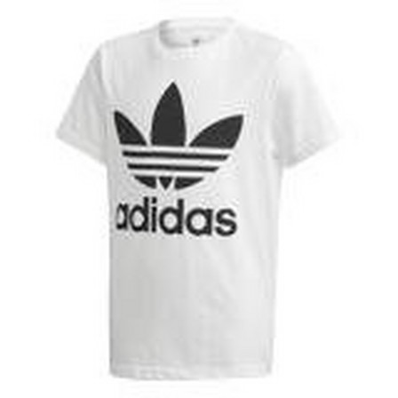 Unisex Kids Trefoil T-Shirt, white, A701_ONE, large image number 17