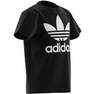 Kids Unisex Trefoil T-Shirt, Black, A701_ONE, thumbnail image number 11