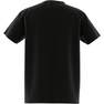Kids Unisex Trefoil T-Shirt, Black, A701_ONE, thumbnail image number 13