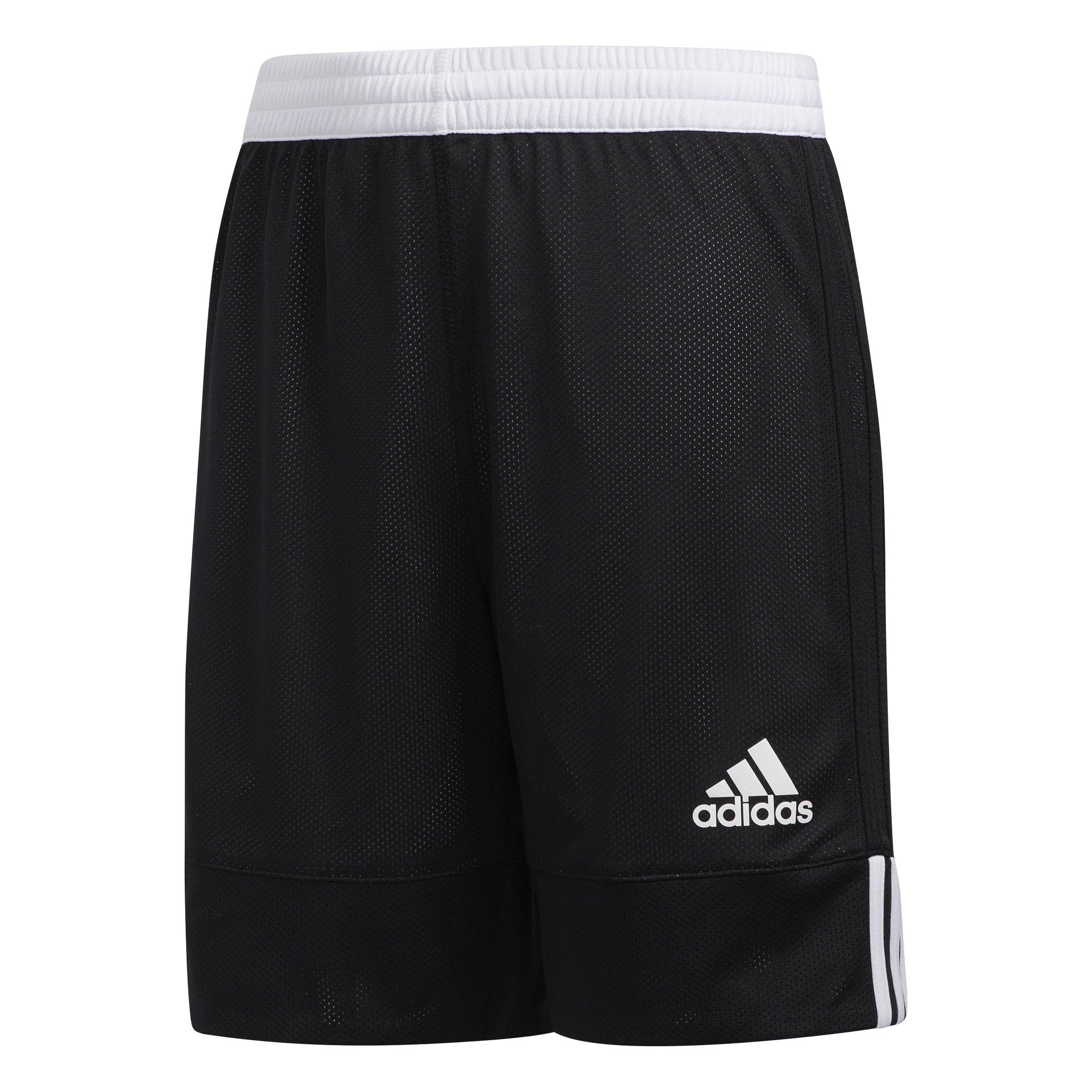 Unisex Kids 3G Speed Reversible Shorts, Black, A701_ONE, large image number 0