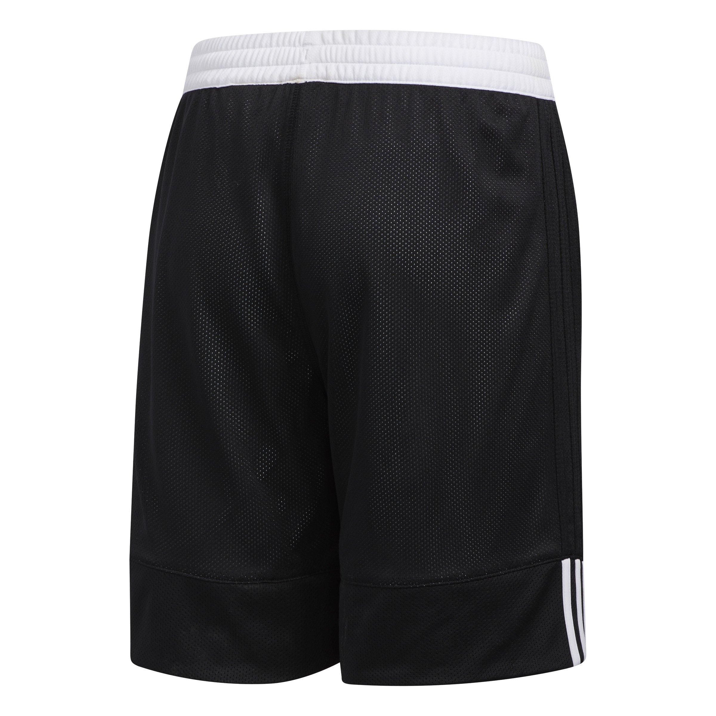 Unisex Kids 3G Speed Reversible Shorts, Black, A701_ONE, large image number 2