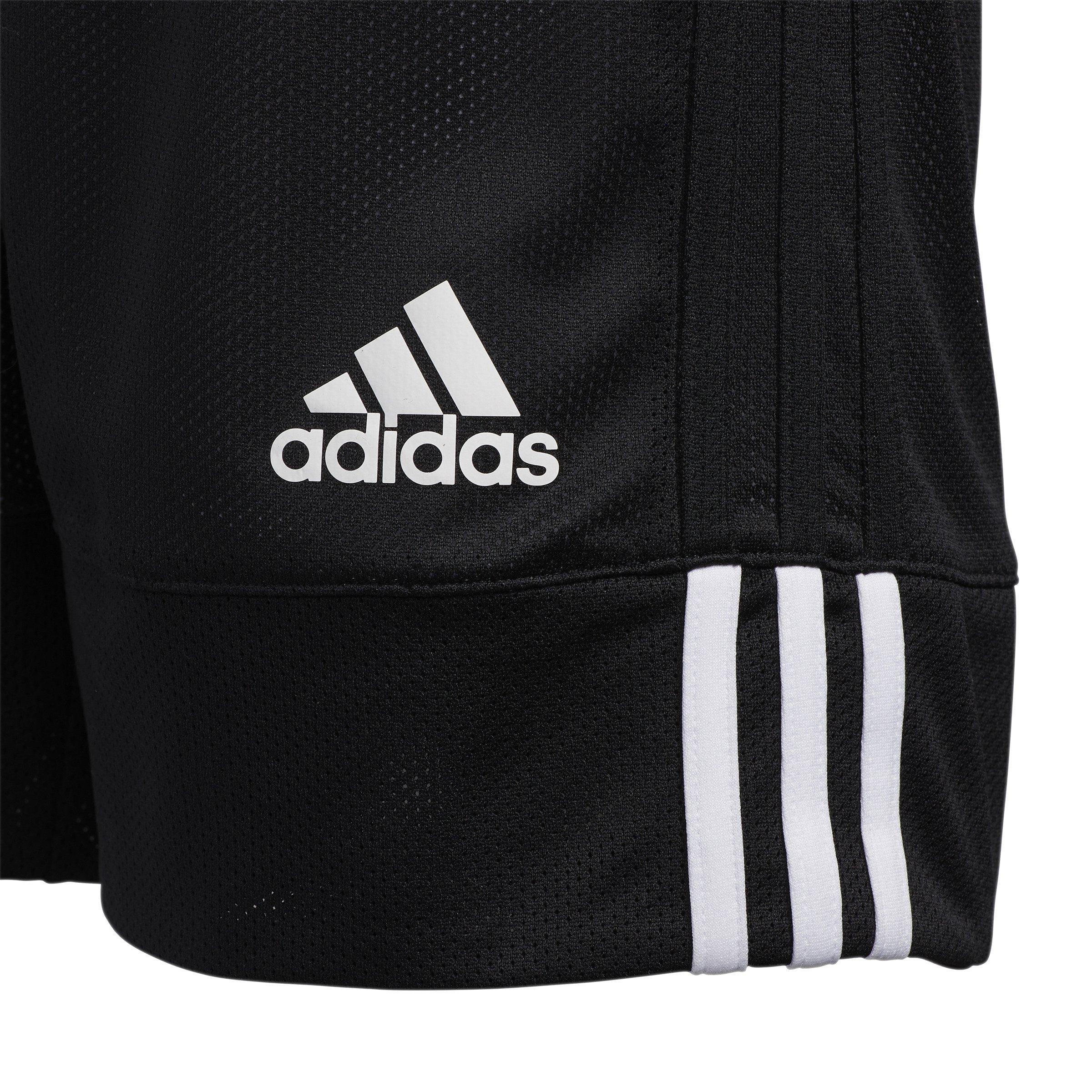 Unisex Kids 3G Speed Reversible Shorts, Black, A701_ONE, large image number 3