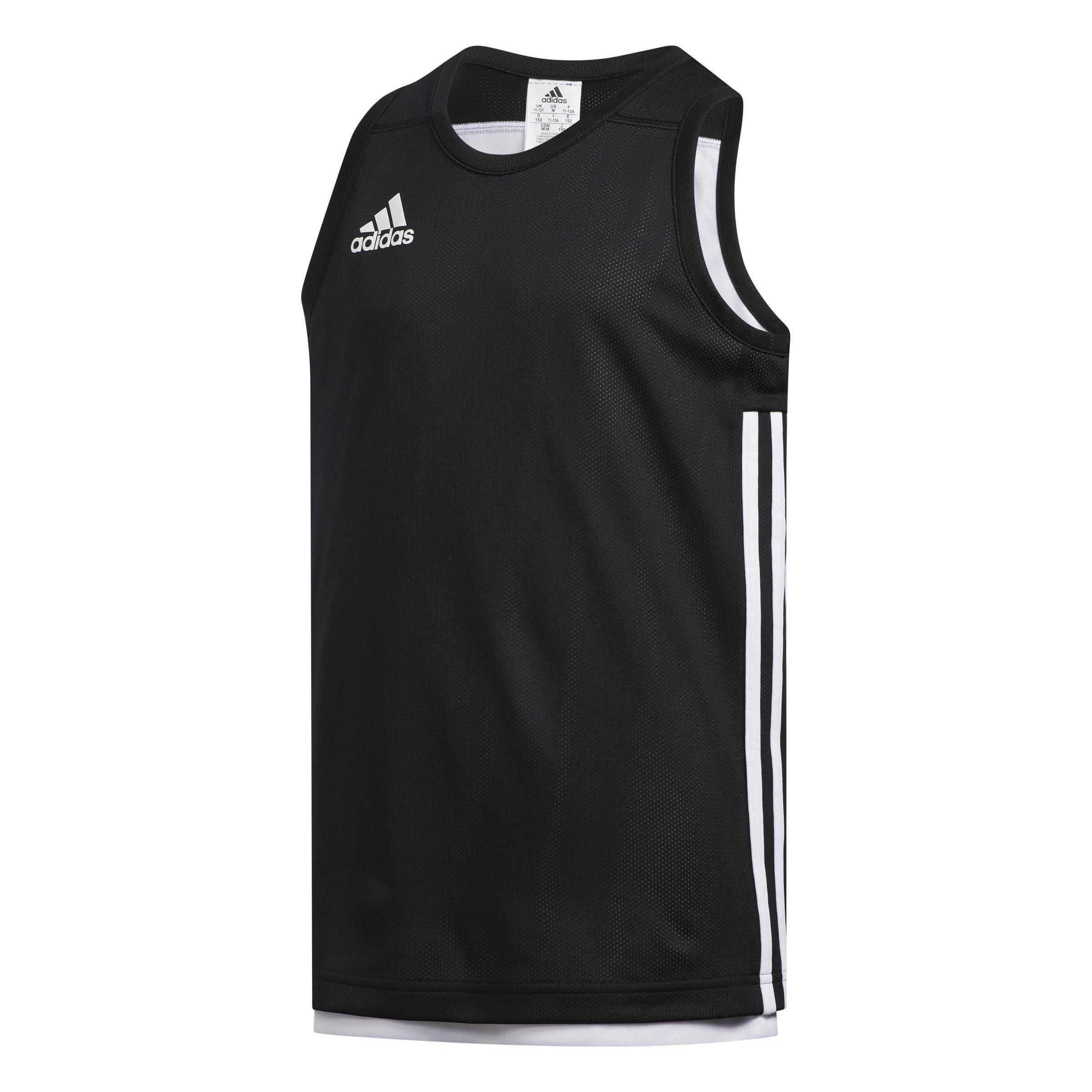 Unisex Kids 3G Speed Reversible Jersey, Black, , large image number 2