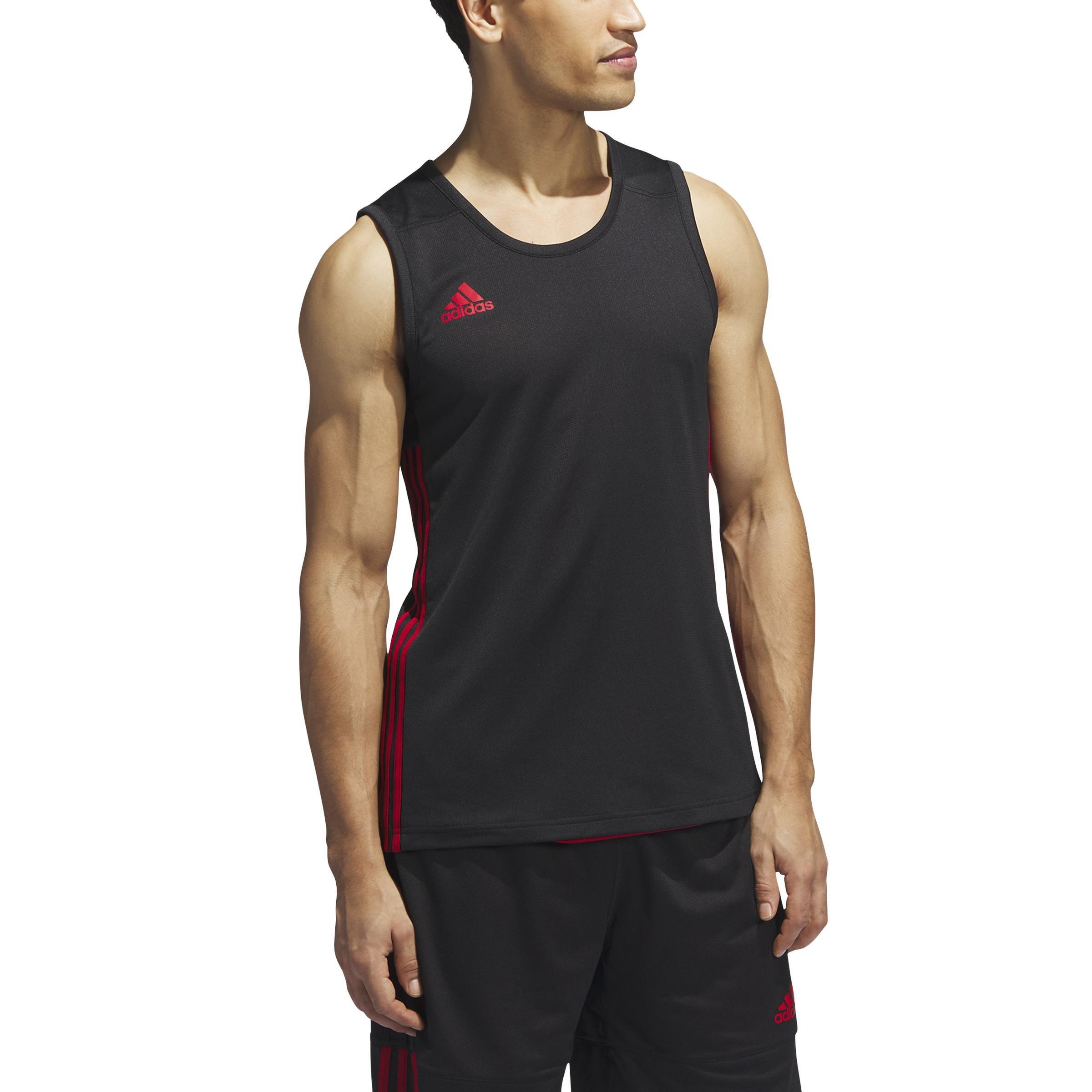 Men 3G Speed Reversible Jersey, Black, A701_ONE, large image number 4