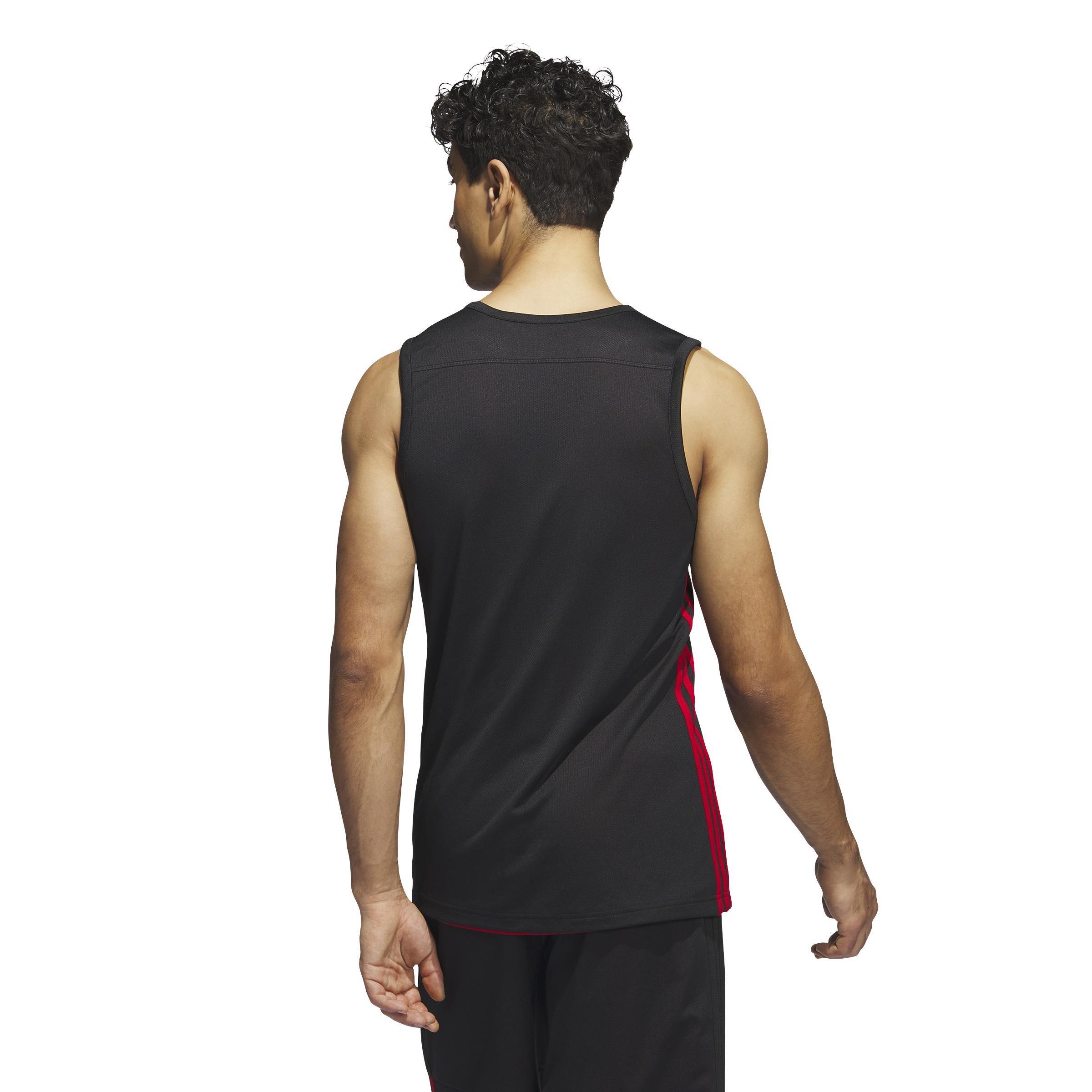 Men 3G Speed Reversible Jersey, Black, A701_ONE, large image number 5