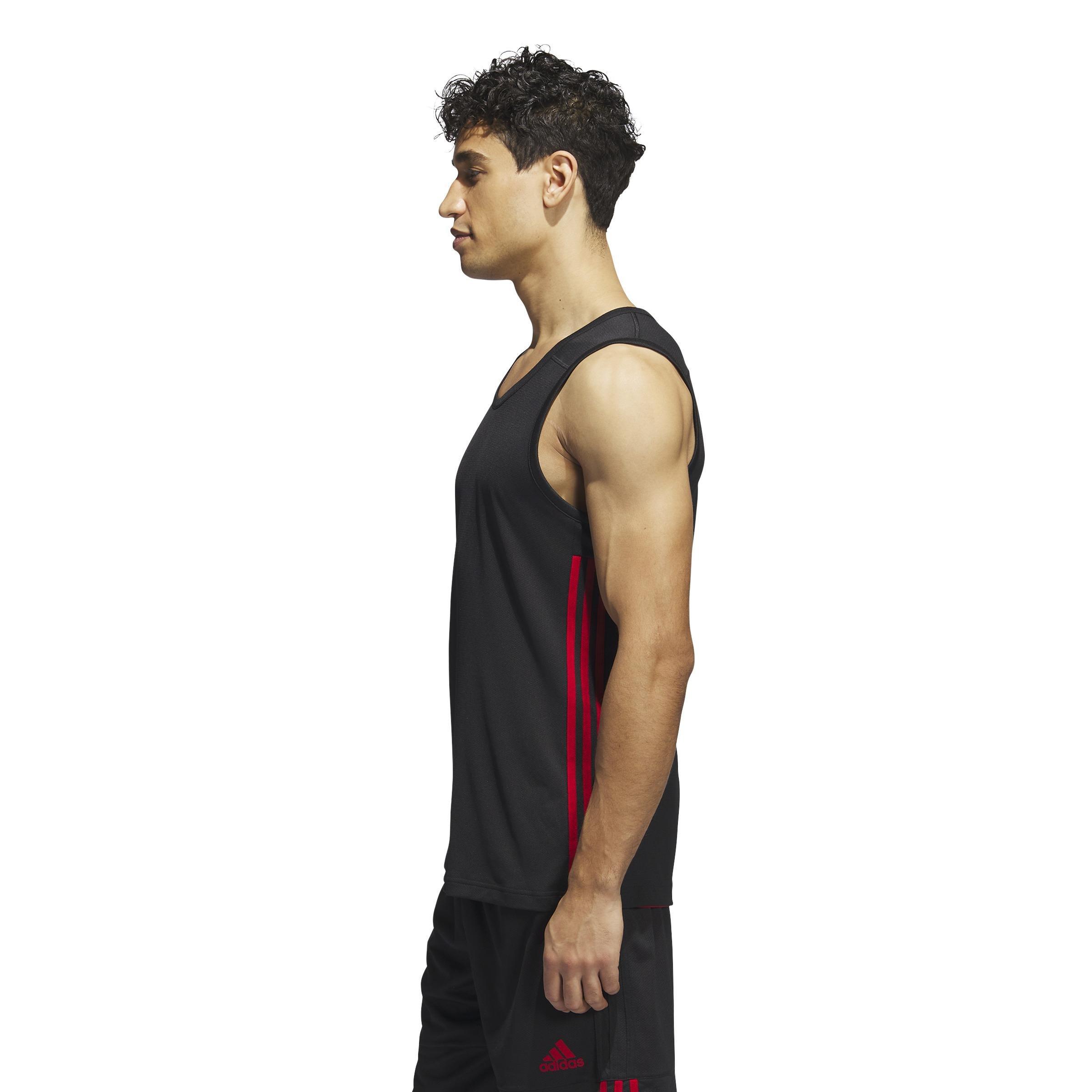 Men 3G Speed Reversible Jersey, Black, A701_ONE, large image number 8