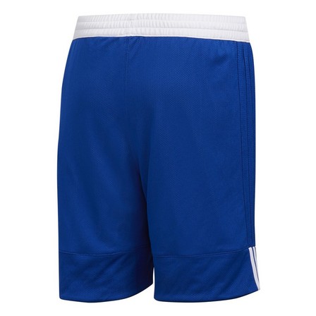 Kids Unisex 3G Speed Reversible Shorts, Blue, A701_ONE, large image number 4