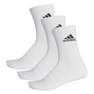 adidas - Unisex Cushioned Crew Socks 3 Pairs, White 
