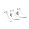 Cushioned Ankle Socks 3 Pairs White Unisex, A701_ONE, thumbnail image number 8