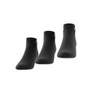 Unisex Cushioned Ankle Socks 3 Pairs, black, A701_ONE, thumbnail image number 3