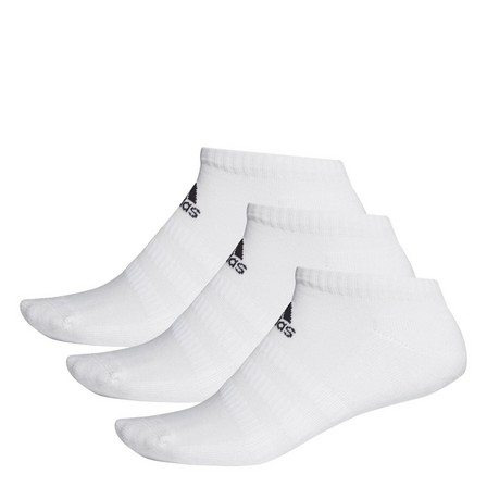Unisex Cushioned Low-Cut Socks, White, A701_ONE, large image number 10