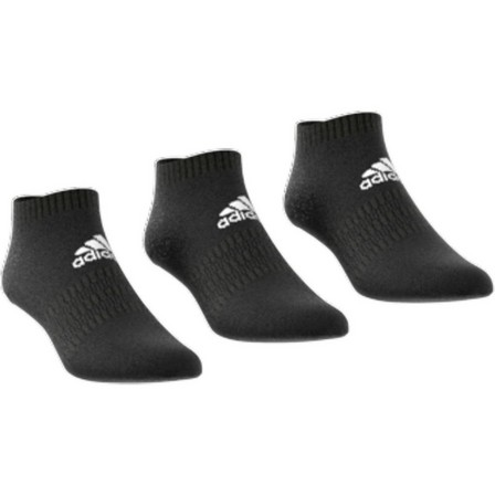 Unisex Cushioned Low-Cut Socks, Black, A701_ONE, large image number 0