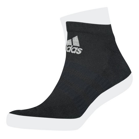 Unisex Cushioned Low-Cut Socks, Black, A701_ONE, large image number 1