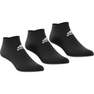 Unisex Cushioned Low-Cut Socks, Black, A701_ONE, thumbnail image number 2