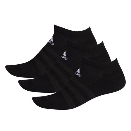 Unisex Cushioned Low-Cut Socks, Black, A701_ONE, large image number 6