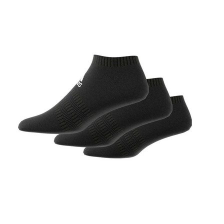 Unisex Cushioned Low-Cut Socks, Black, A701_ONE, large image number 7