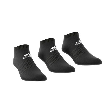 Unisex Cushioned Low-Cut Socks, Black, A701_ONE, large image number 8
