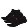 Unisex Cushioned Low-Cut Socks, Black, A701_ONE, thumbnail image number 9