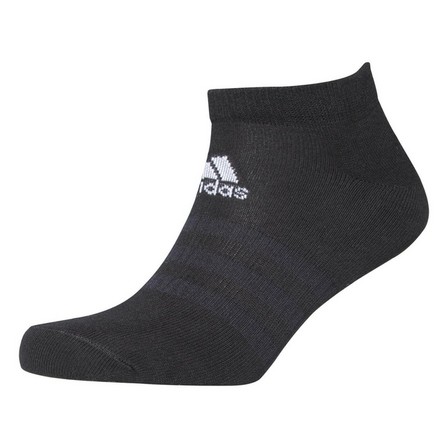 Unisex Low-Cut Socks 3 Pairs, Grey, A701_ONE, large image number 2