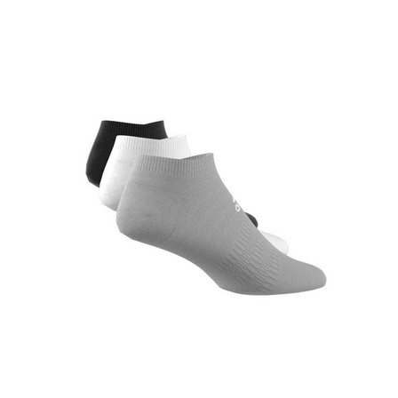 Unisex Low-Cut Socks 3 Pairs, Grey, A701_ONE, large image number 6