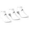 Unisex Low-Cut Socks 3 Pairs, white, A701_ONE, thumbnail image number 0