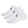 Unisex Low-Cut Socks 3 Pairs, white, A701_ONE, thumbnail image number 4