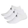 Unisex Low-Cut Socks 3 Pairs, white, A701_ONE, thumbnail image number 6